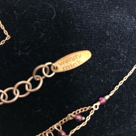 Semi precious stones hand made Wendy Mink necklace & earrings - Picture 10 of 15